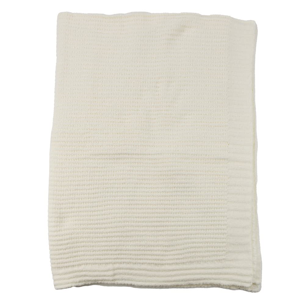 【kashwere】カシウェア◆ワッフル◆ブランケット HALF BLANKET / WAFFLE(85x110cm creme): BLANKET | kashwere